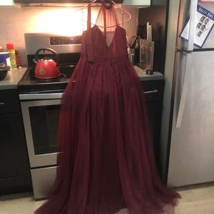 Burgundy Maxi Dress